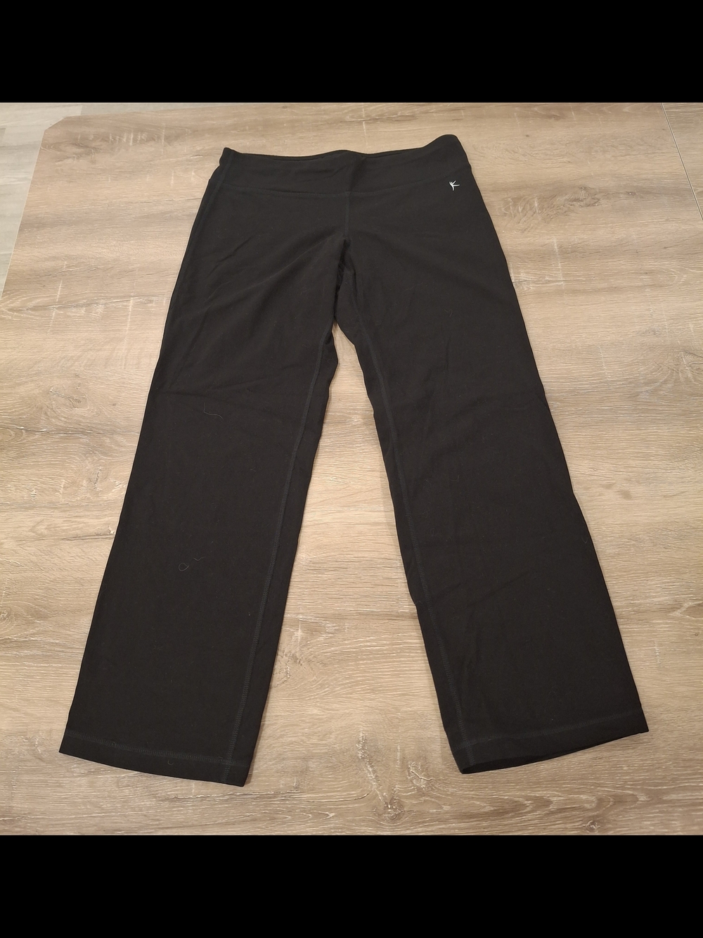 Danskin Now Semi-Fitted Yoga Pants Women's Large Petite Black